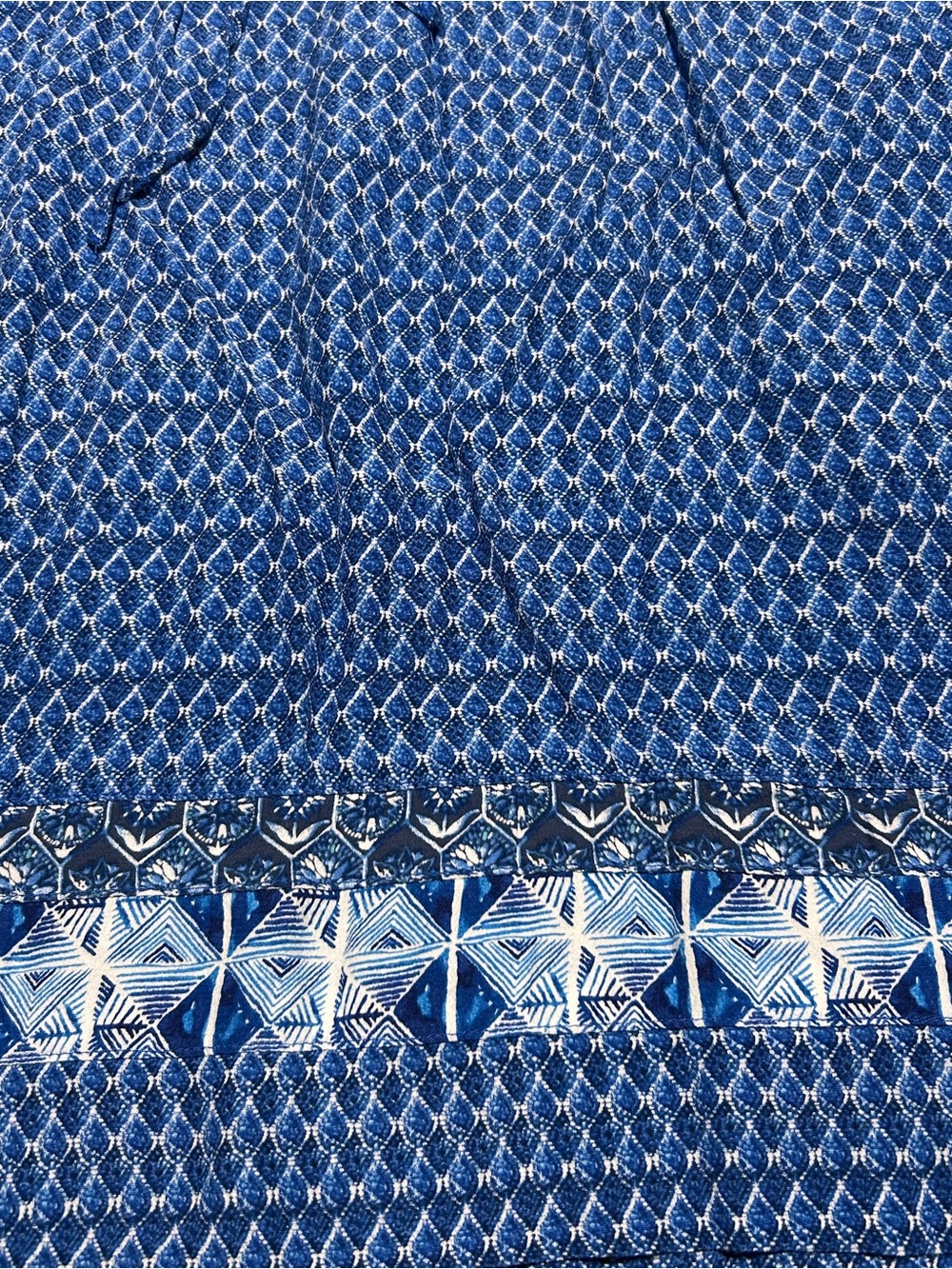 GAP Blue Sleeveless Printed Dress - Picture 3 of 9